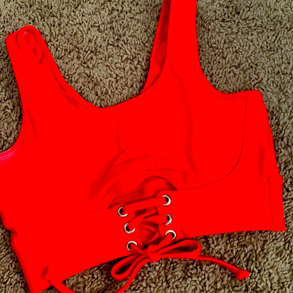 Sports bra.